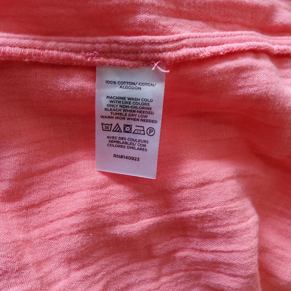 LOFT Square Neck Flounce Swing Dress Pink Size S - Picture 9 of 9